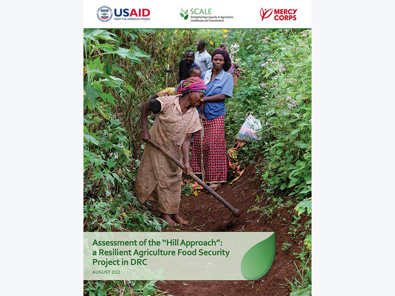 This study assesses the relevance, impact, and sustainability of the Hill Approach. Drawing from the RD approach, the Hill Approach was designed by a Mercy Corps-led program in the Democratic Republic of the Congo (DRC) to respond to the needs of tenant farmers to reduce soil erosion, increase productivity, and increase tenure security.